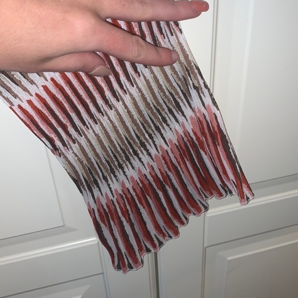 Lane Bryant Boho Accordion Pleat Collared V-Neck Button Down Shirt Size 18 - Picture 4 of 11